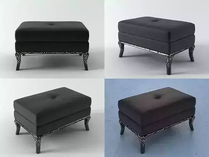 Bllack Raven ottoman