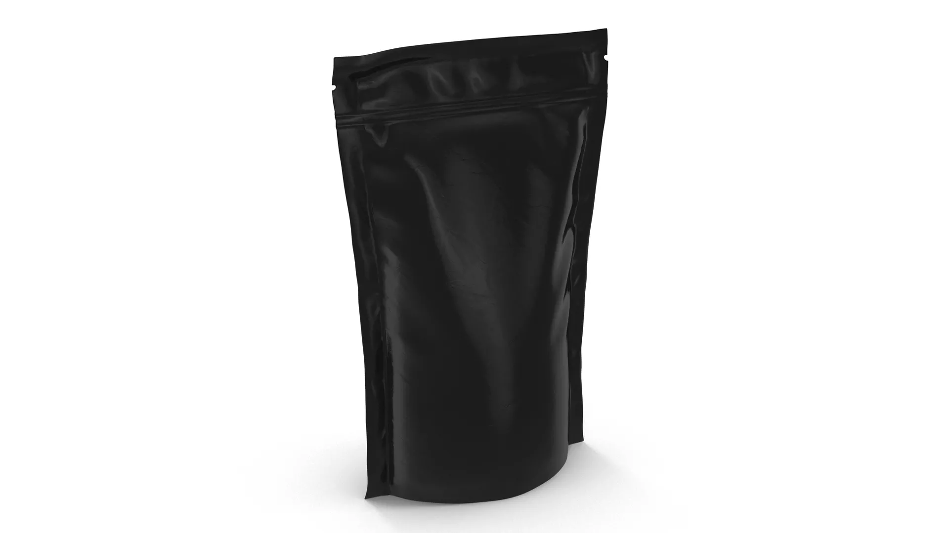 Food Vacuum Sealed Bag Black 3D model