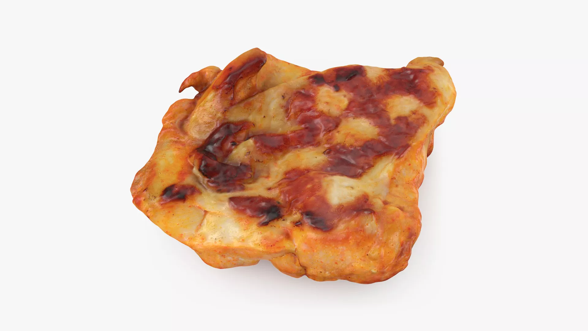 Grilled Chicken Steak Low-poly 3D model