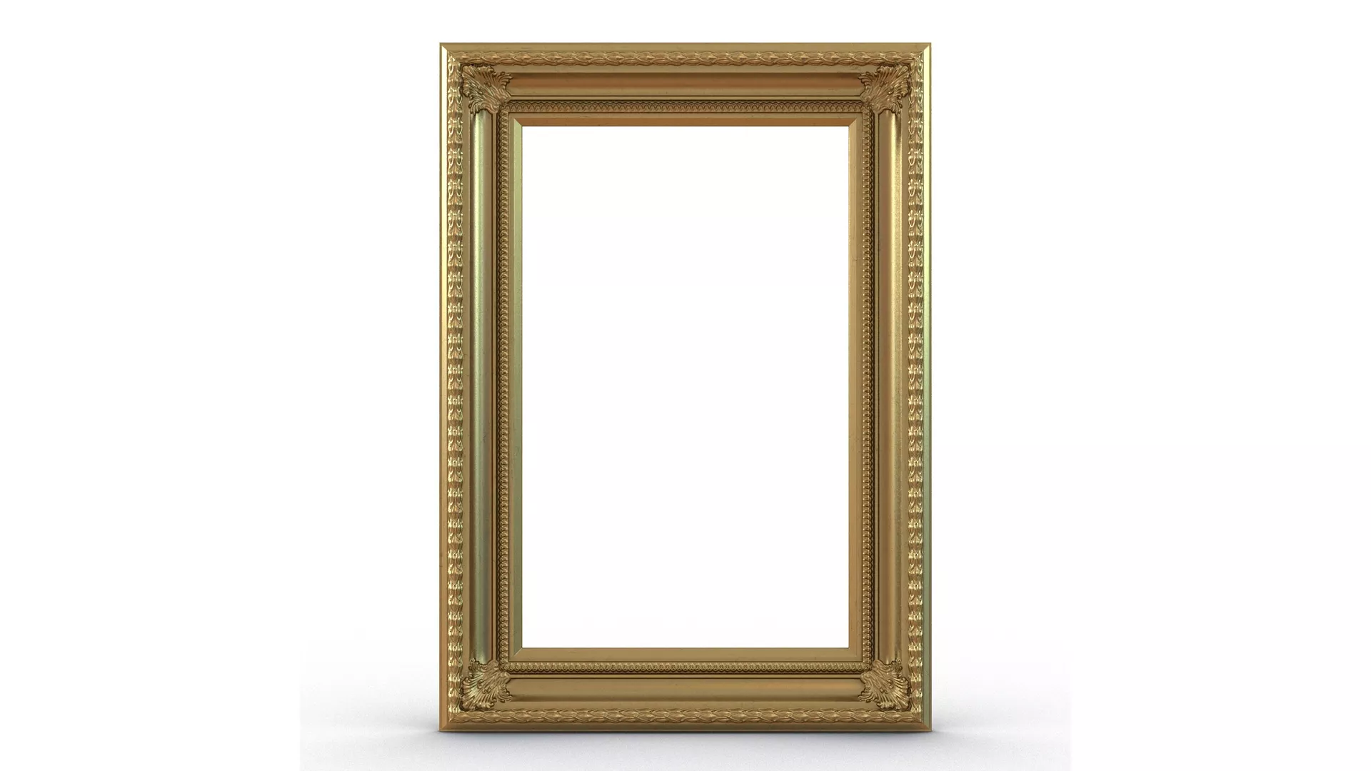 Baroque Picture Frame 5 3D model