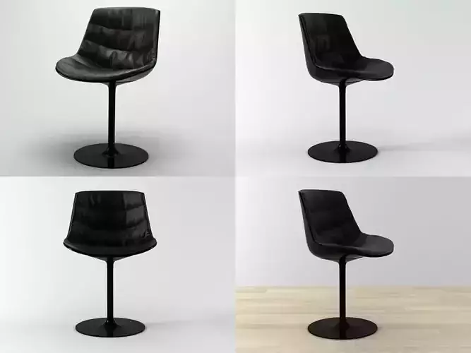 Flow chair-central leg 3D model