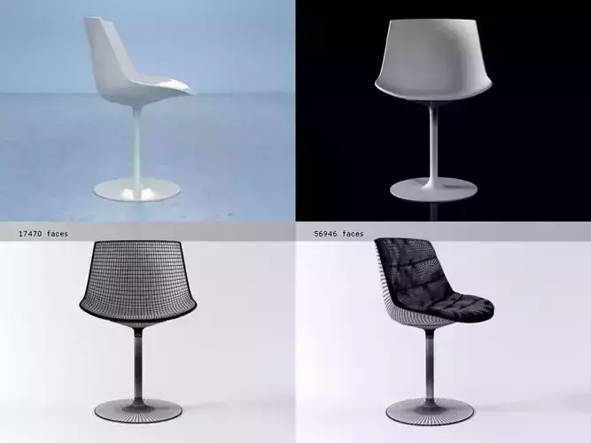 Flow chair-central leg