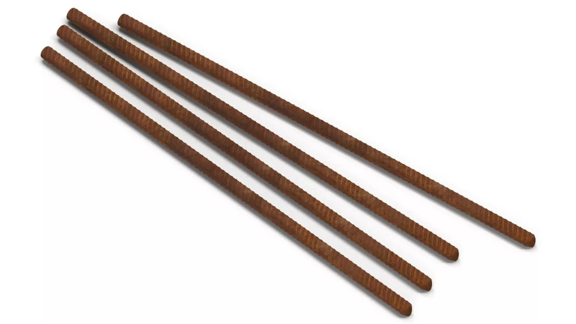 Steel Rusty Rebar 3 3D model