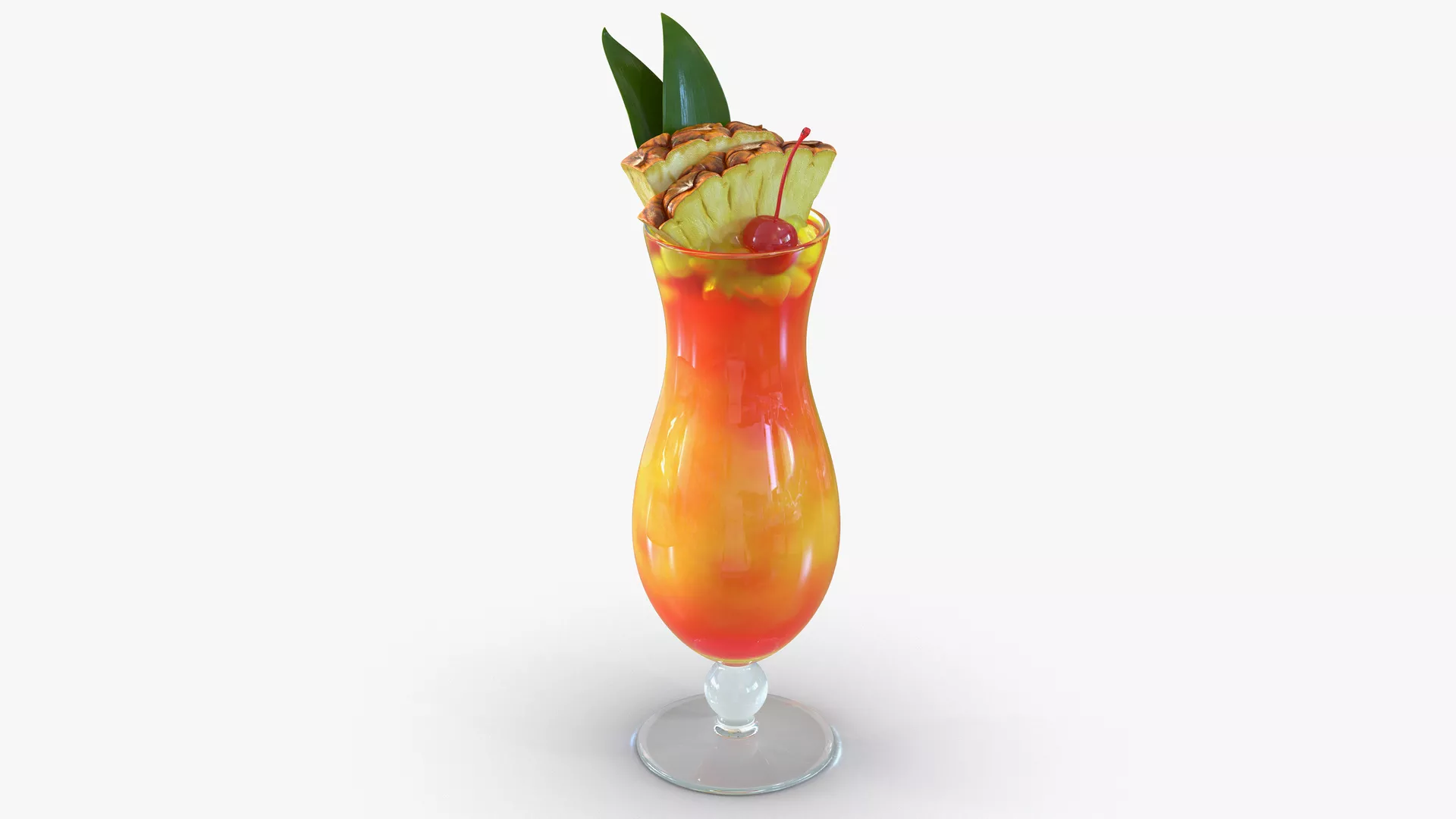 Mai Tai Cocktail 3D model