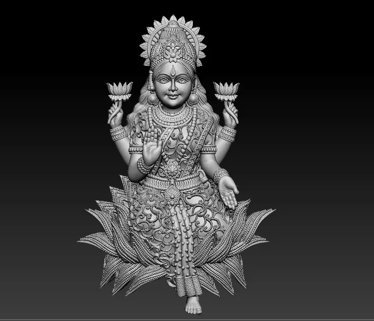 laxmi 3d unique model 3D print model