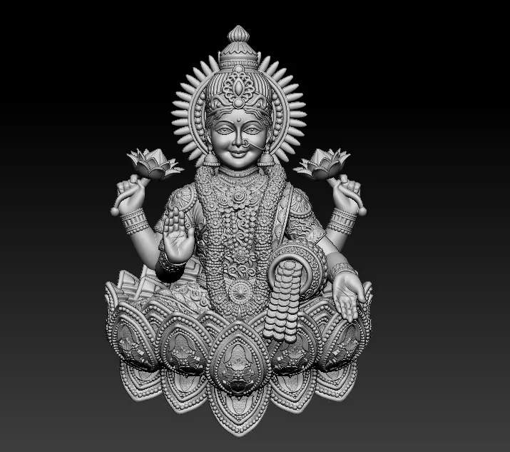 laxmi 3d unique model 3D print model