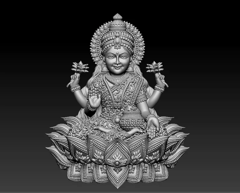 laxmi 3d unique model 3D print model