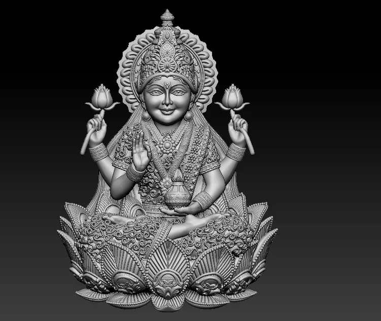 laxmi 3d unique model 3D print model