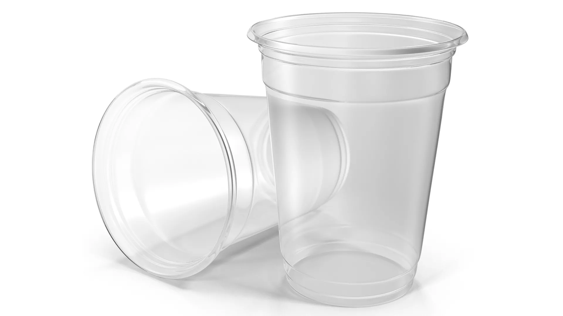 Solo Plastic Clear Cup 3D model