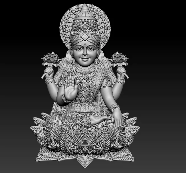 laxmi 3d unique model 3D print model