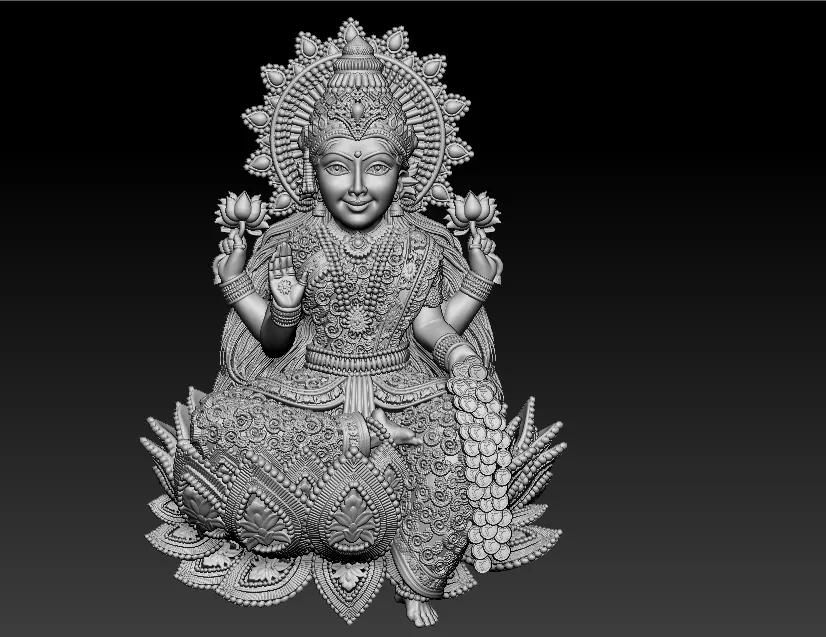 laxmi 3d unique model 3D print model