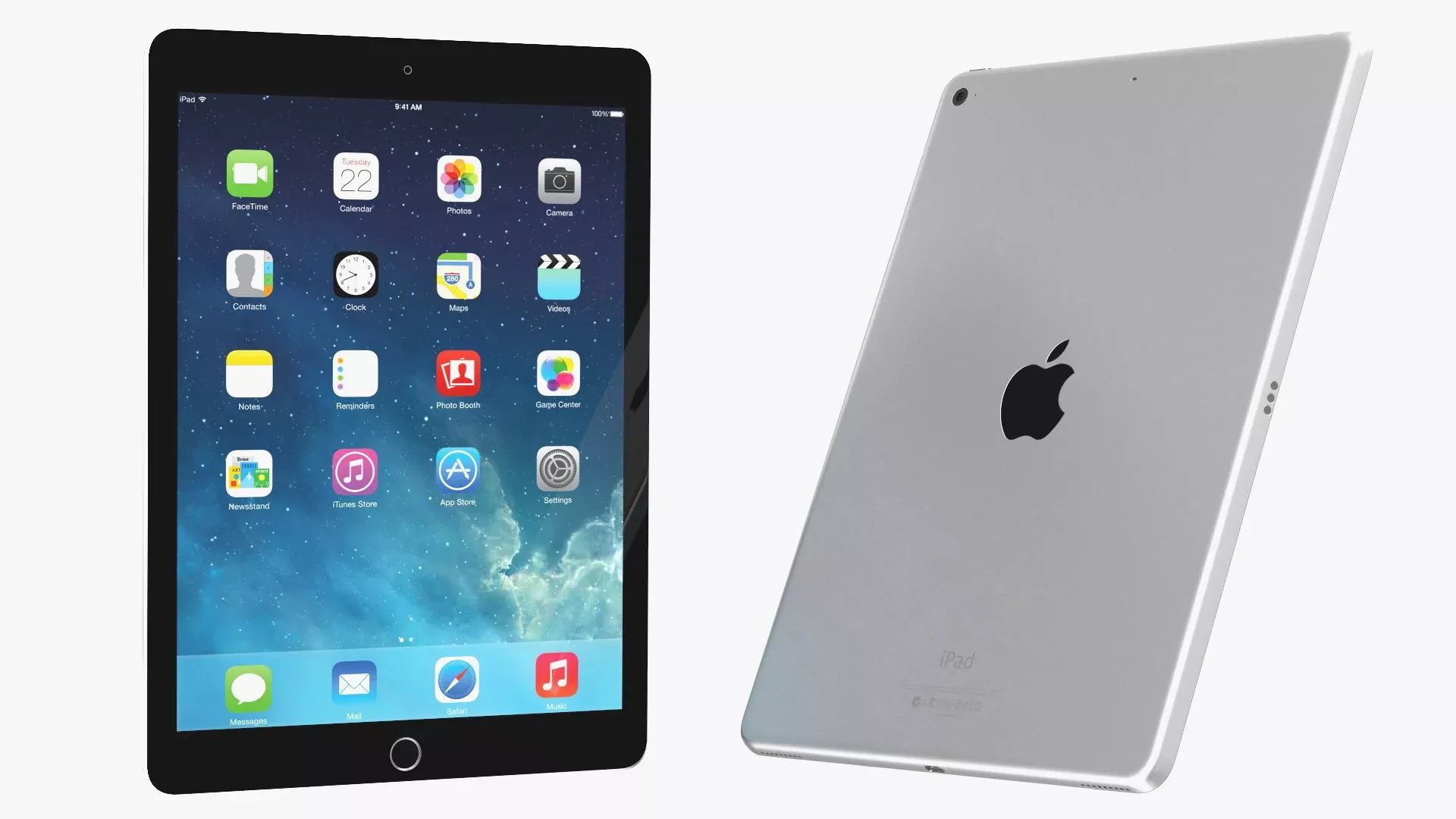 iPad Pro Silver 3D model