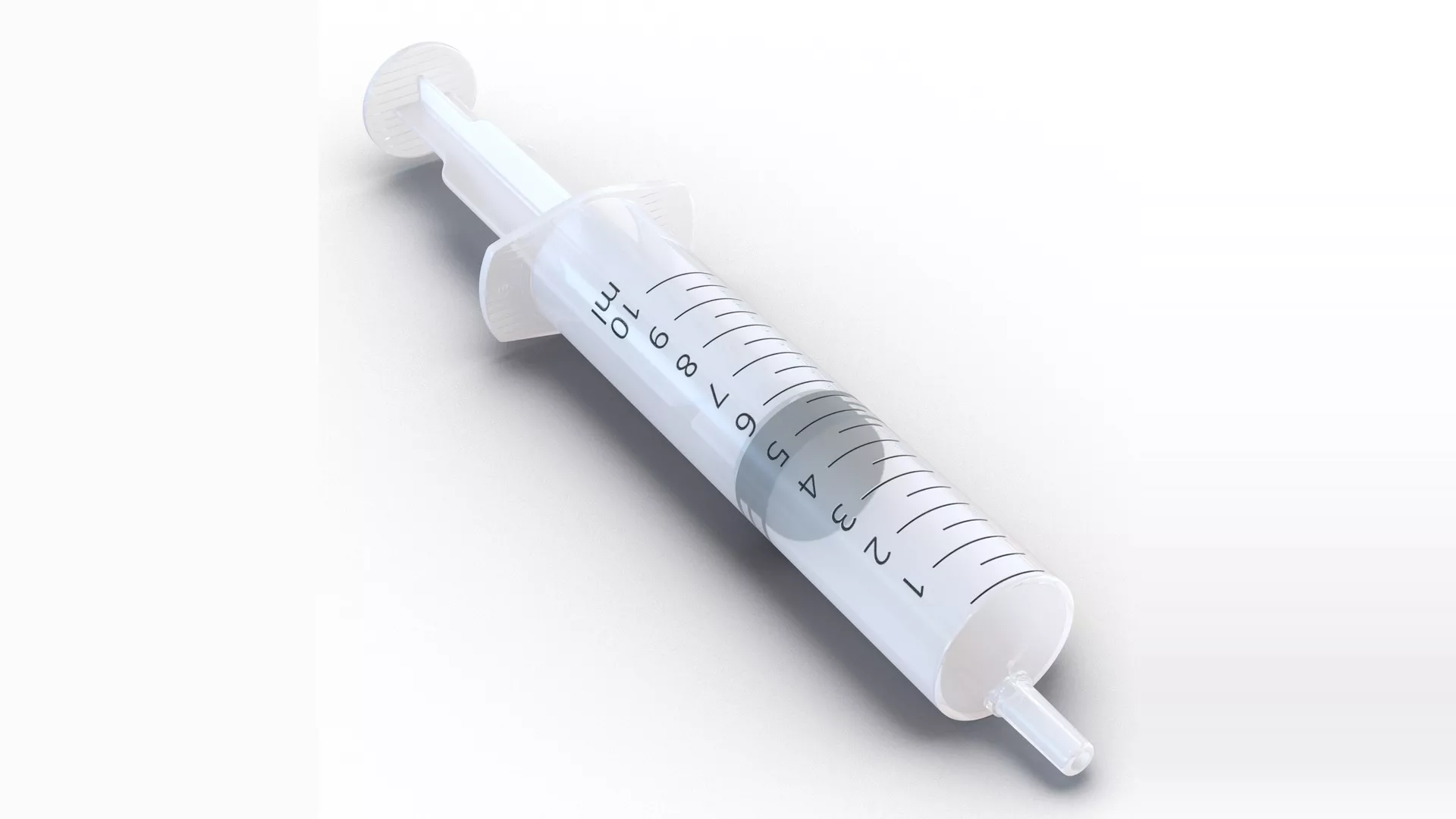 Disposable Syringe 10ml 3D model