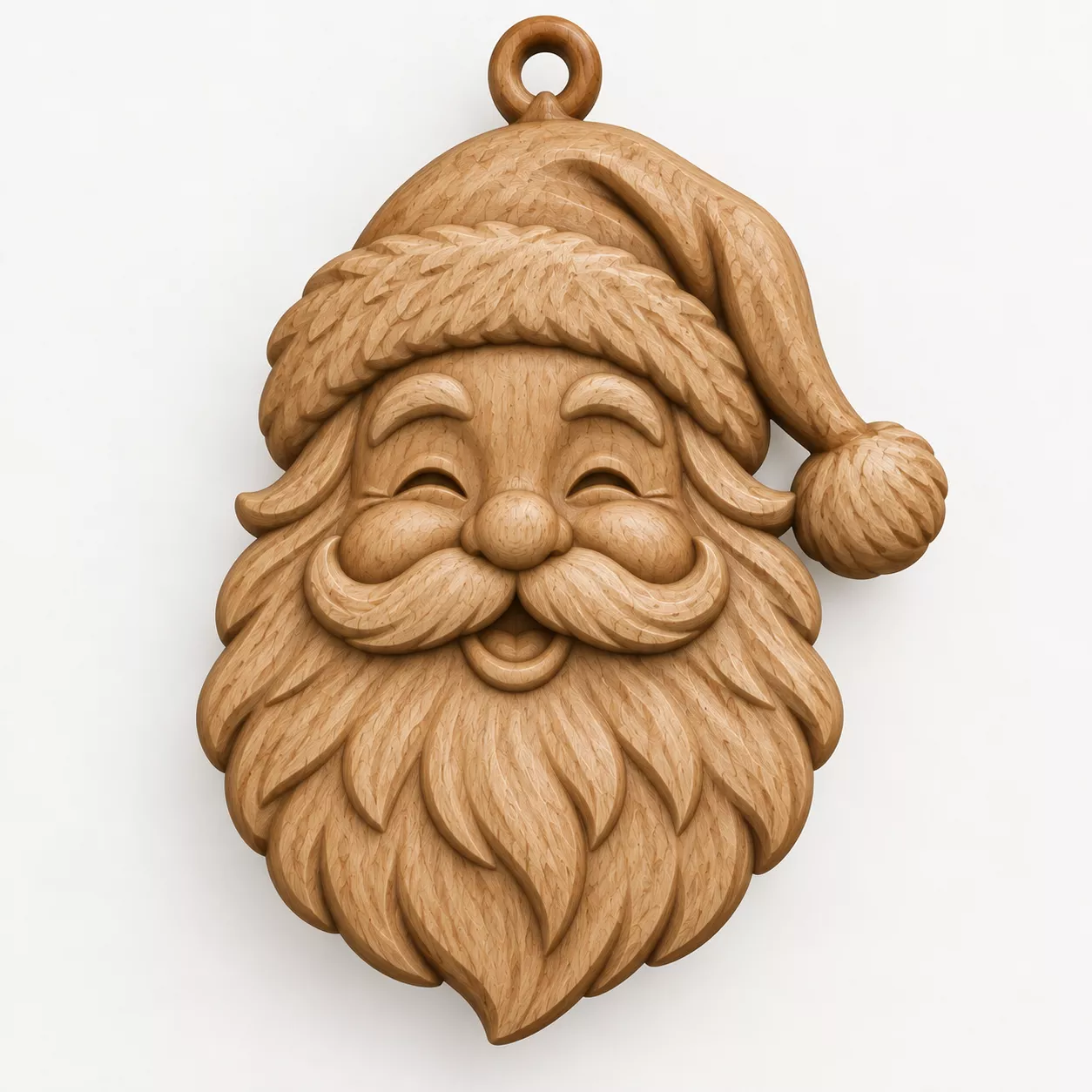 Santa Claus Ornament SVG 3D model