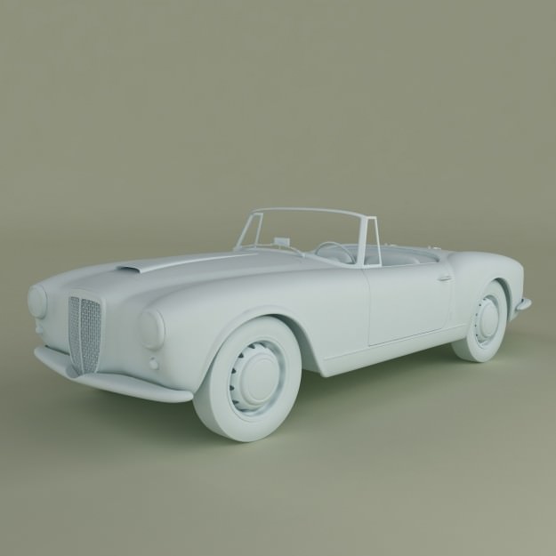 Lancia Aurelia Gran Turismo 3D model_8