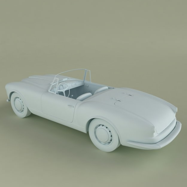 Lancia Aurelia Gran Turismo 3D model_9