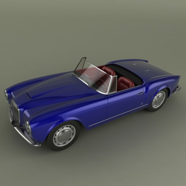 Lancia Aurelia Gran Turismo 3D model_5