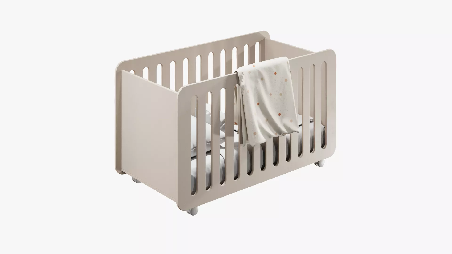 Baby Crib 3D model