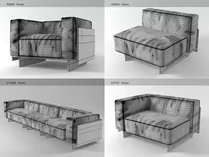 Crystal sofa moduls