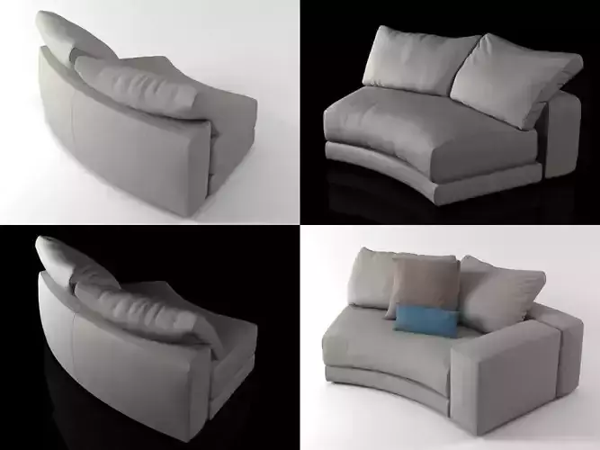 Hills four different sofas with pillows