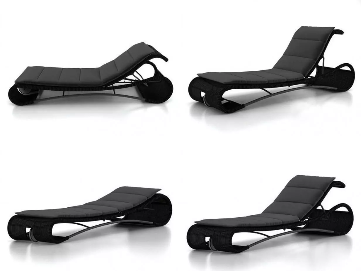 Escape Sun Lounger 3D model_0
