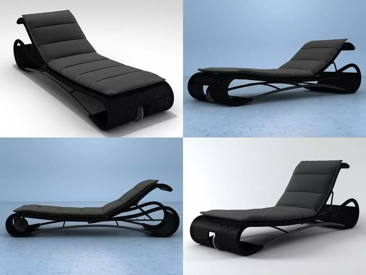 Escape Sun Lounger 3D model_2