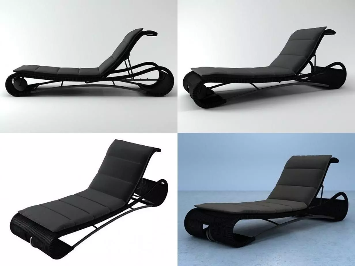 Escape Sun Lounger 3D model_3