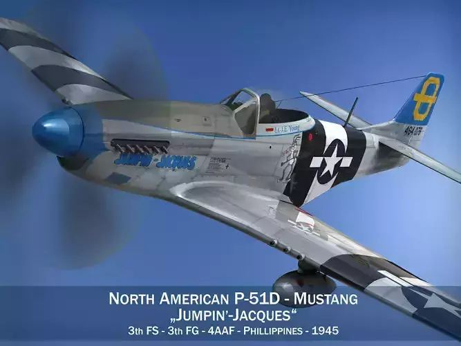 North American P-51D Mustang - Jumpin Jacques