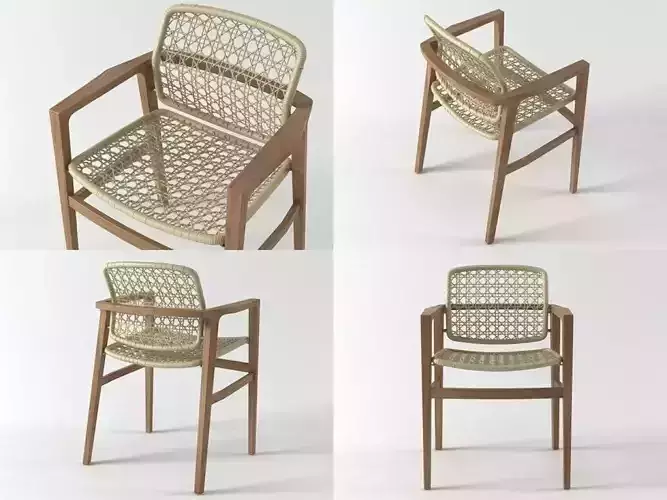 chair four rattan chairs