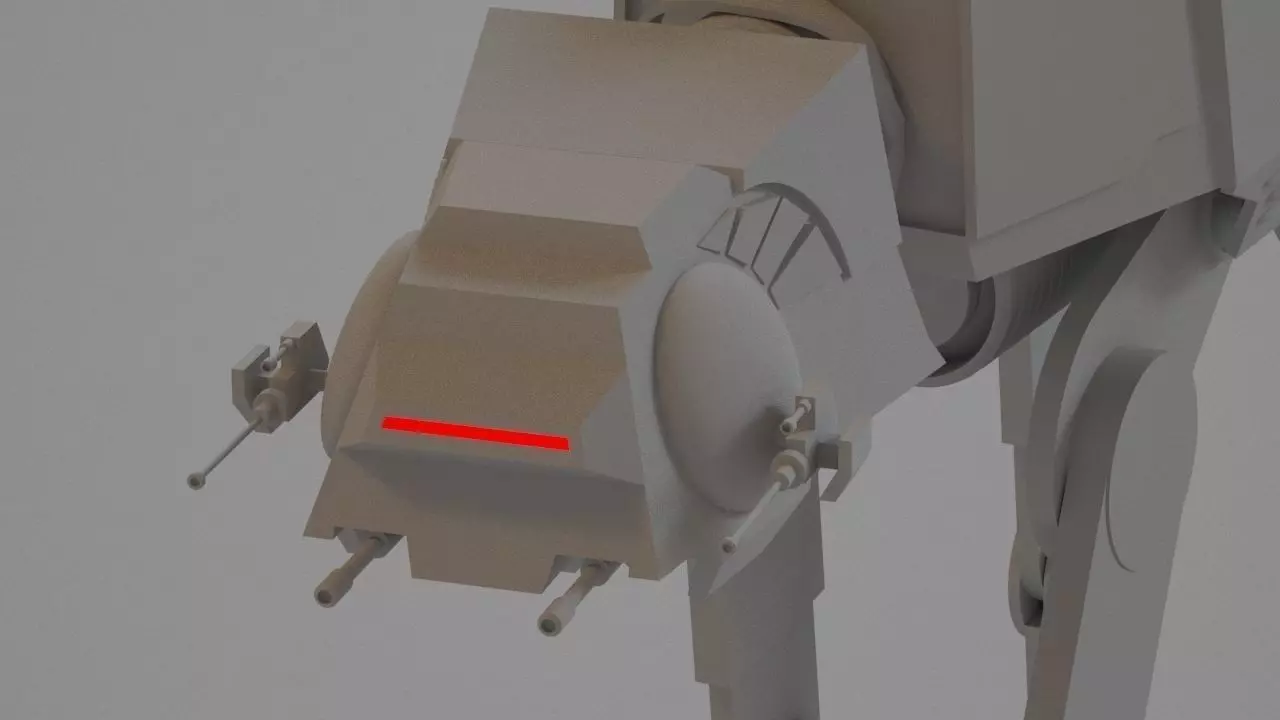 3d Print Ready Star Wars AT AT Model Free 3D print model