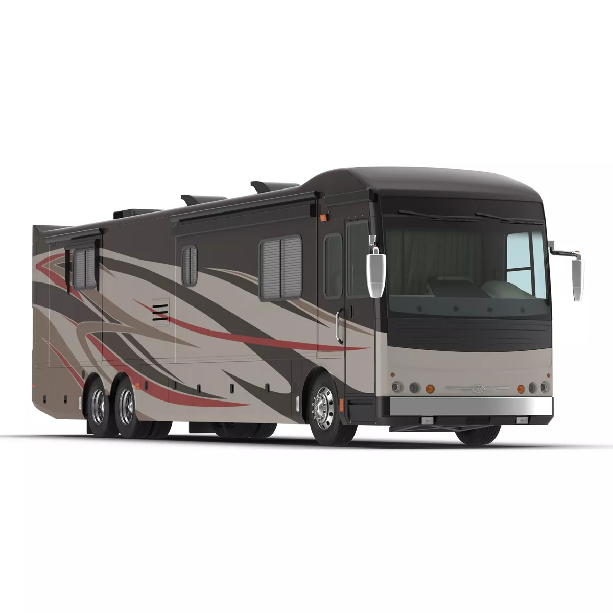 American Recreation Vehicle RV Simple Interior 2 3D model