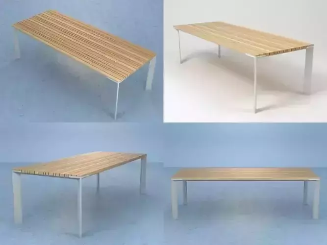 Sunset dining table 3D model