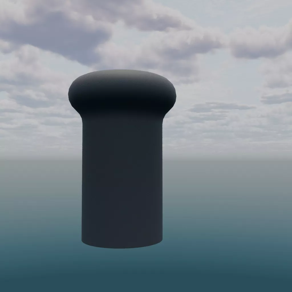 Harland and Wolff shipyard bollard graving dock Free 3D model
