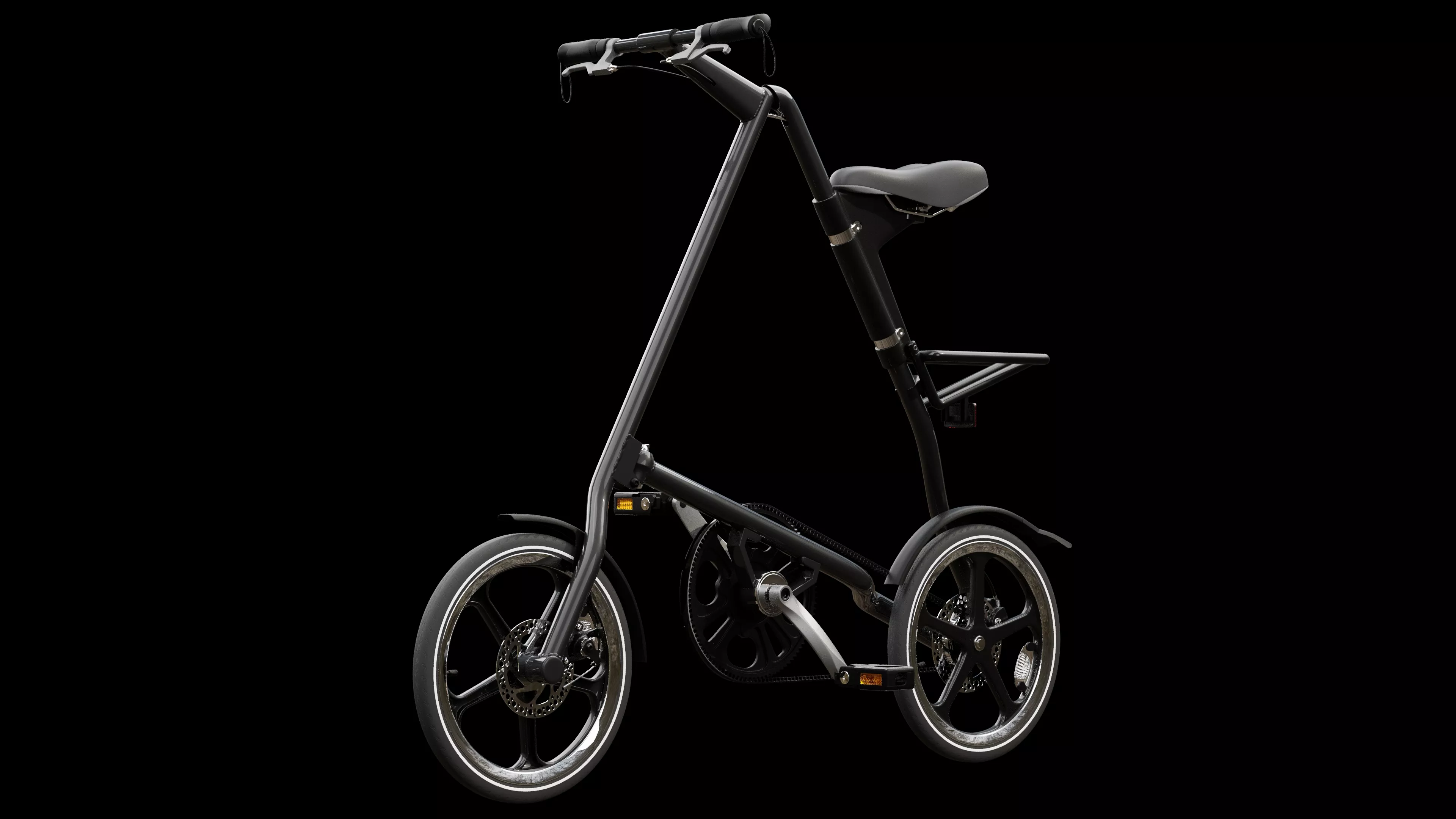 Strade Bicycle Black 3D model