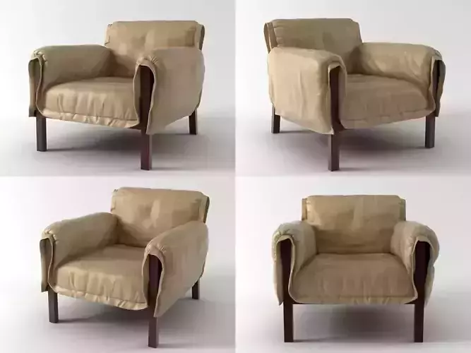 Kent fauteuil 3D model