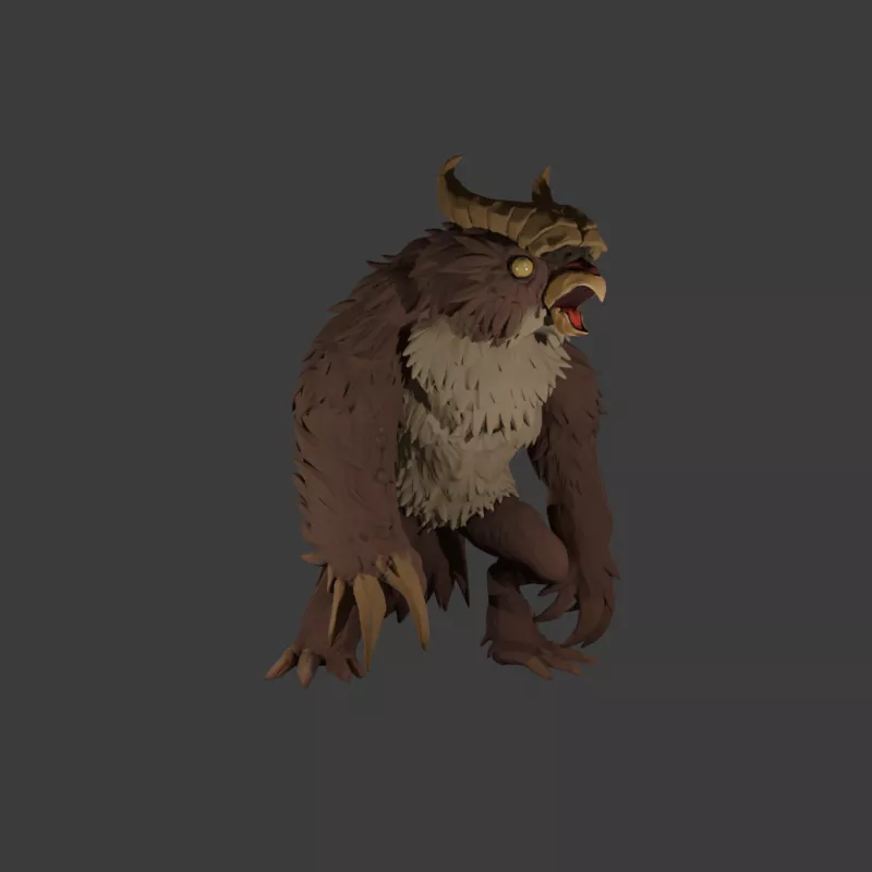 Owl Beast 3D model