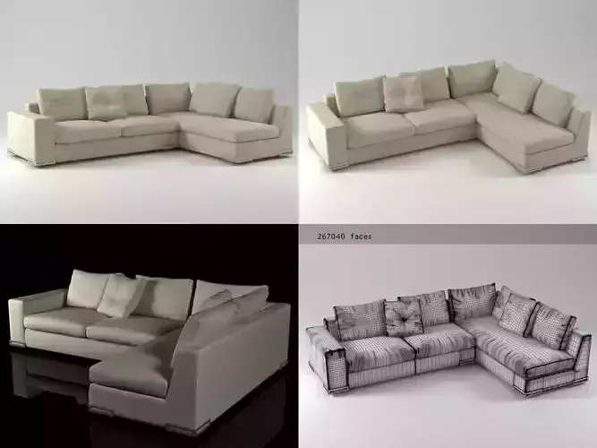 Beverly four sectional sofas