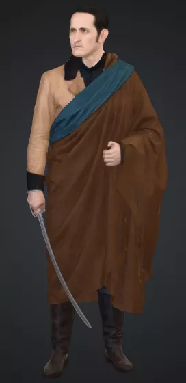 Mariano Matamoros - 3D Historical Collectible Figure PBR model 3D model