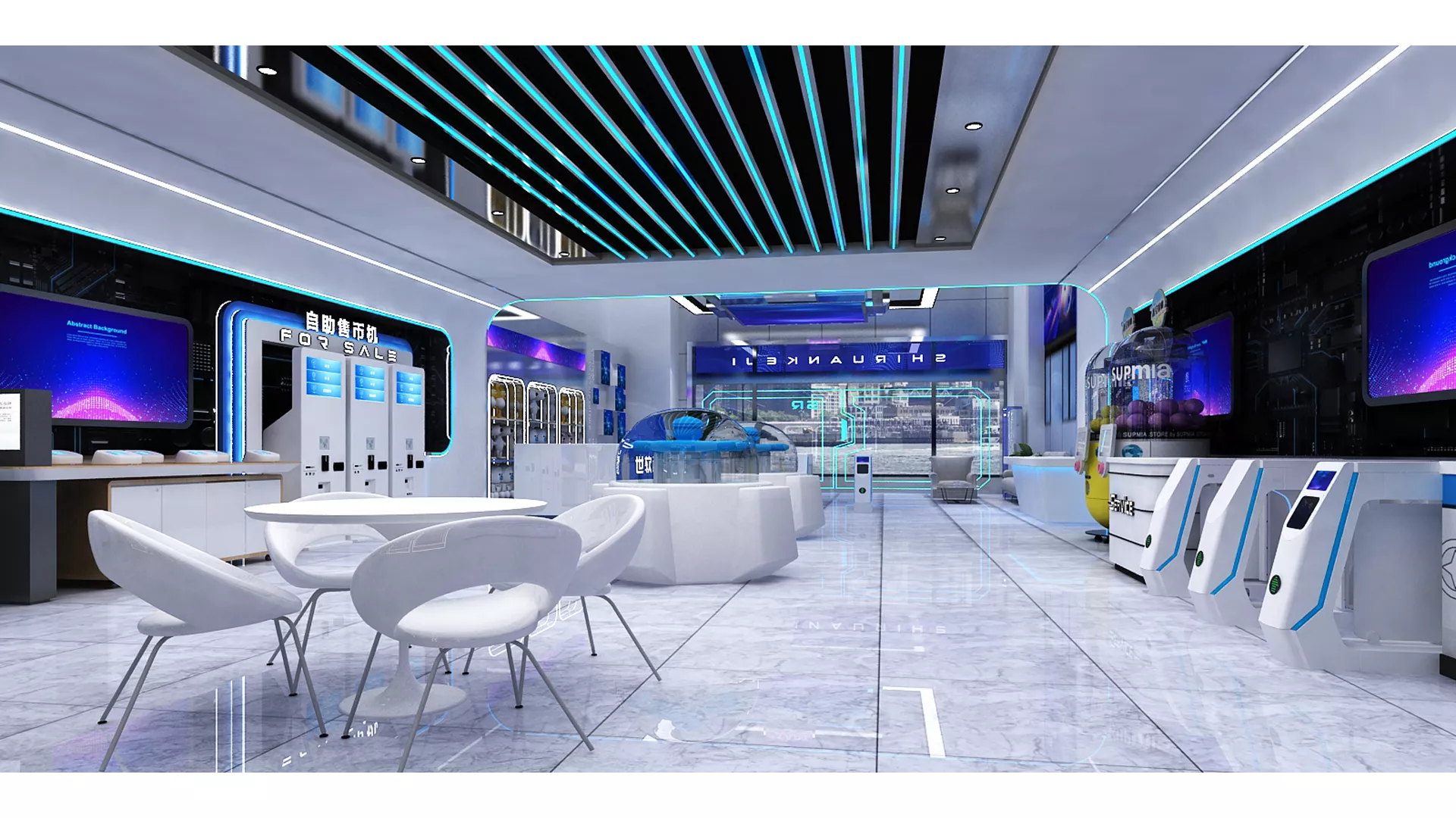 Technology Exhibition Hall 3D model