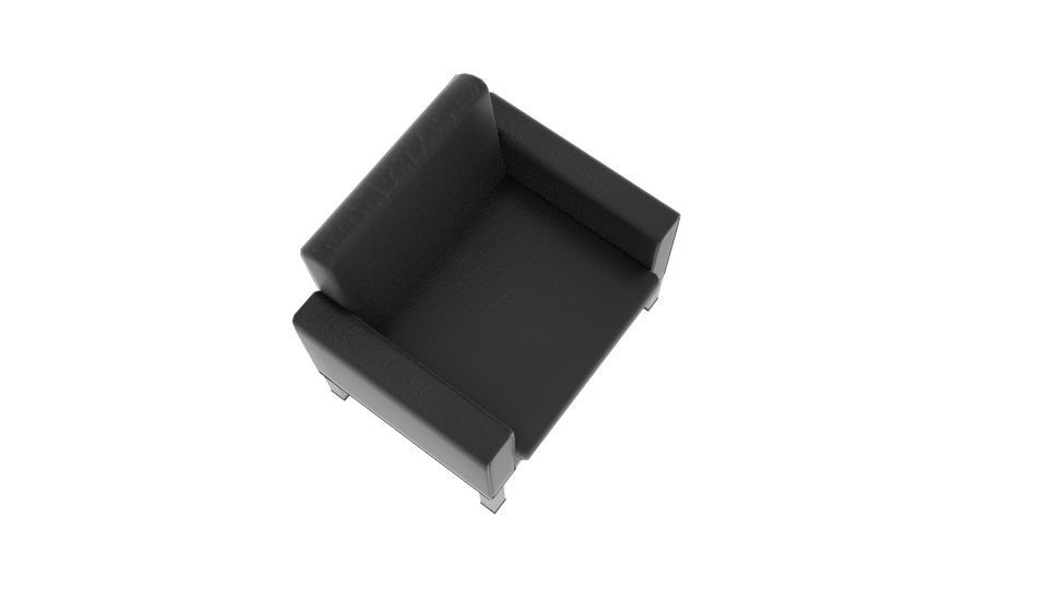  Mind First Arm Cheir  Low-poly 3D model_2