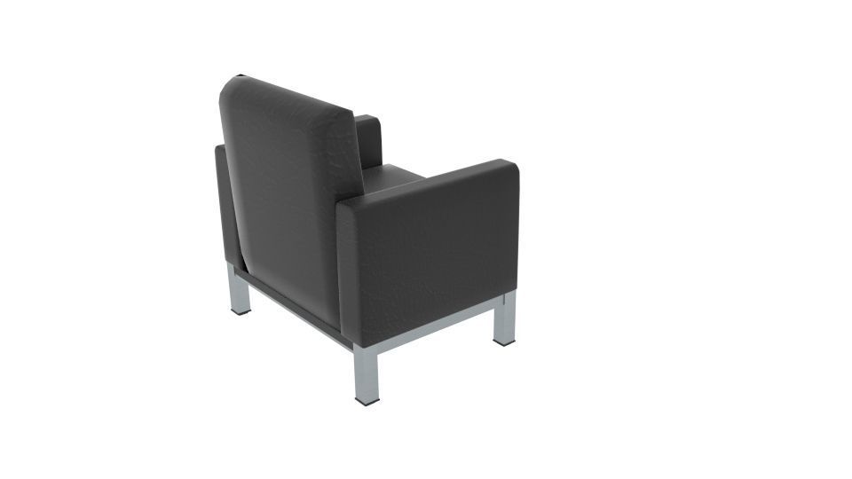  Mind First Arm Cheir  Low-poly 3D model_1