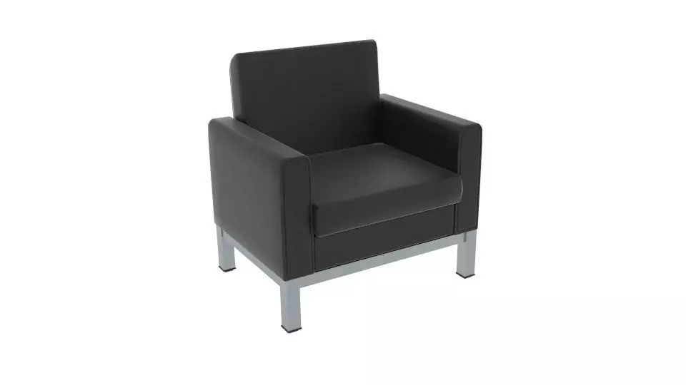  Mind First Arm Cheir  Low-poly 3D model_0