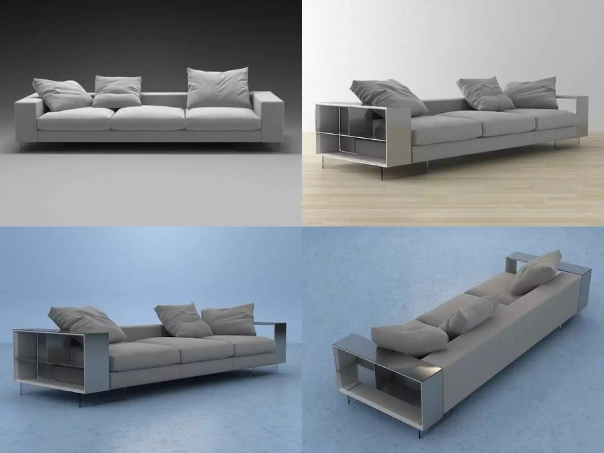 Lightpiece sofa 3D model_0