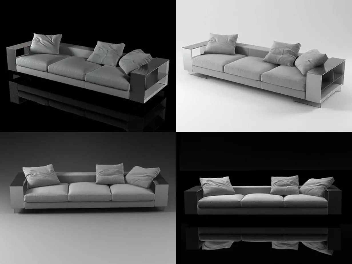 Lightpiece sofa 3D model_1
