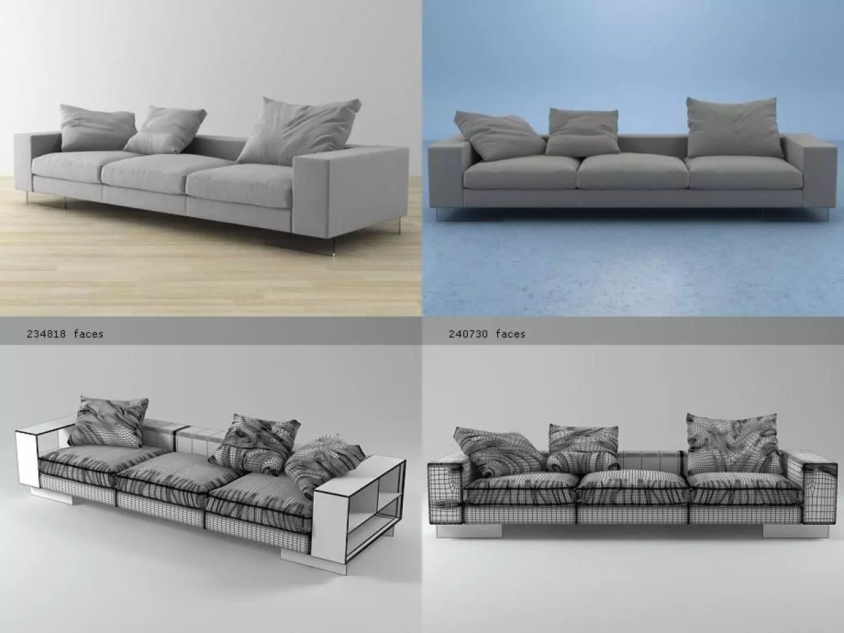 Lightpiece sofa 3D model_2