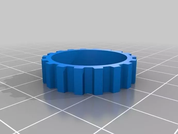 Printrbot idler pulley with 18 teeth Free 3D print model_0
