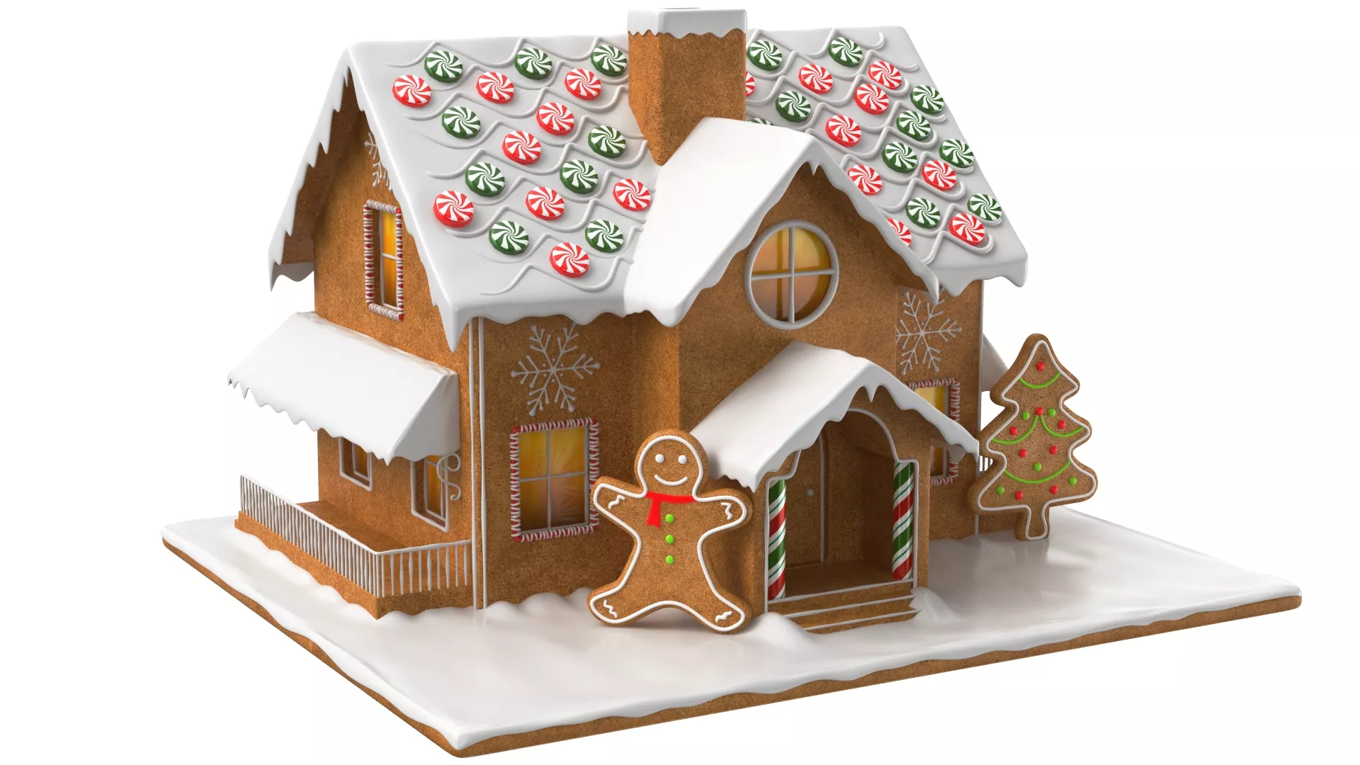 Gingerbread House 3D model