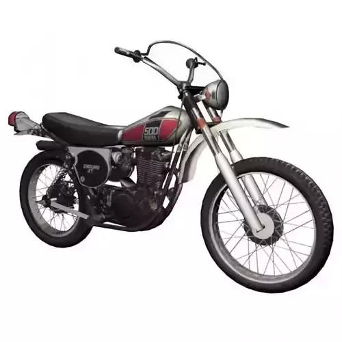 Yamaha XT 500 3D model