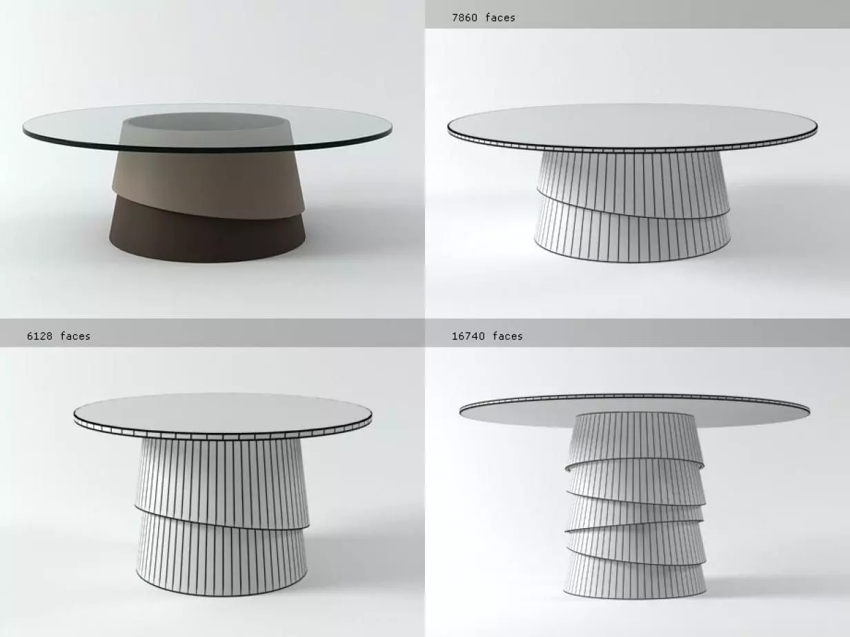 Layer table 3D model_3