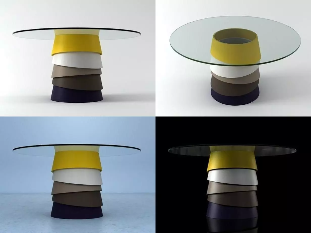 Layer table 3D model_1